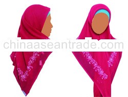 khimar islamic scraft with hand embroidery