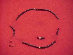 Standard Necklaces ( M14 2-3mm brown with rasta color )