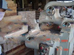 Rubberwood from