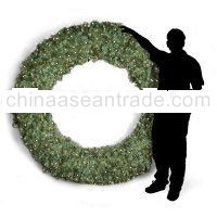 108 in. Commercial Pre-lit Christmas Wreath