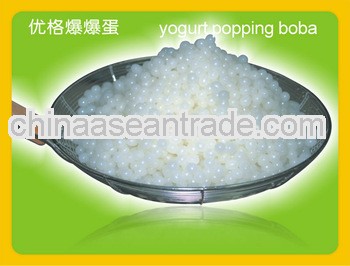 yogurt popping boba/tapioca pearl for bubble tea/milk tea