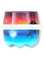 Glass airbrushed product