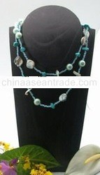 Bead with Shell Necklace