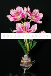 Artificial Flower Amaryllis Pink