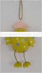 Green Chick w/ Dot Ornaments