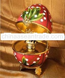 Faberge Egg: Imperial Lilies Of The Valley Musical Egg