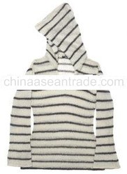 striped hoodie sweater