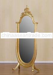 Gold Furniture - Gilt Cheval Mirror Carving