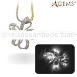 PD2726A Energized 18K white gold diamond pendant