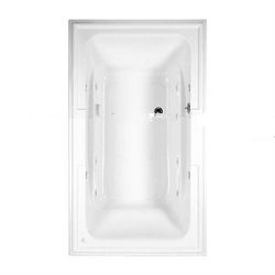 American Standard 2742.018WC 72" x 42" Drop In EverClean Whirlpool Tub from the Town Squar