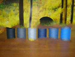 OPEN END YARN &KNITTED WORKING GLOVE