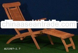 teak garden furniture - chaise longue HJ1997-1.7