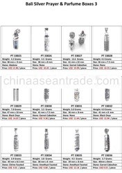 Bali Silver Prayer Box Pendant 3