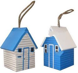 Beach hut doorstop