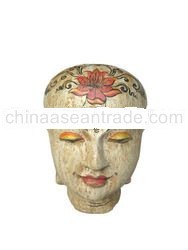 Buddha Painted cement