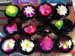 Flower Engraving Soap Size L Thai Handmade Products Higth Quality