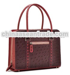 Genuine Ostrich Skin Tote Handbag