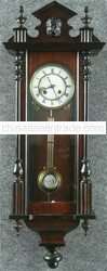 Antique Vienna Regulator Wall Clock Classical Mahogany