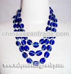 glass beads necklace