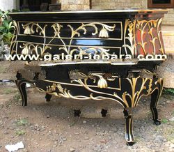 French Commode - Hand Carved Mahogany Furniture