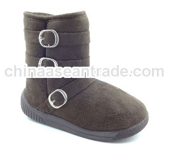 zipper buckle boots for boy ankle boots