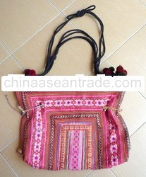 hmong fabric handbag, ladies' handbag, hill tribe designed handbag