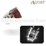 AGT1286 18K Gold Diamond and Precious Stone Ring