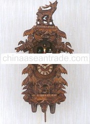 Carved Freestanding Cuckoo Clock