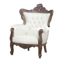 Natural Sofa with Upholstery Single Seat