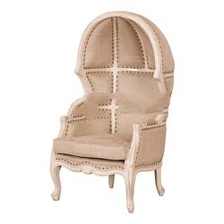 Ivory Painted Canopy Chair