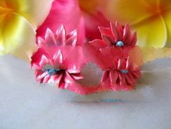 Leather Earrings With Beads