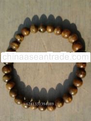 Brown Goldish Coral Bracelet