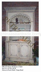 Library bookcase w shell