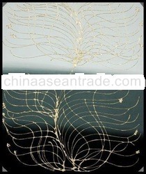 Abstract black white grad embos painting