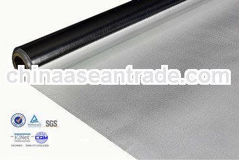 0.2mm 10 micron aluminum foil laminated high temperature insulation fire resist cloth