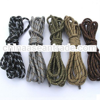 100% polyester round boot lace with custome package design