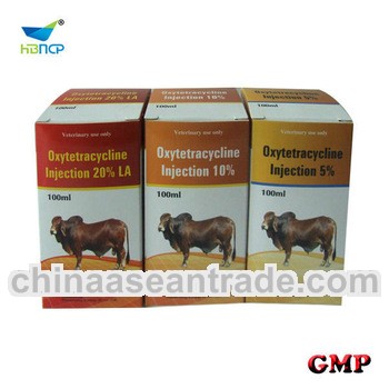 100ml brown glass bottle oxytetracycline Injection animal parasite drug