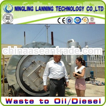 10 tons capacity waste engine oil distillation machine