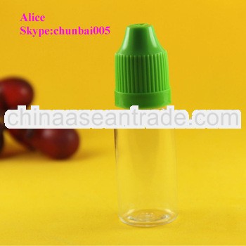 10ml childproof bottles for eliquid with long thin tip,SGS and TUV