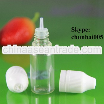 10ml dropper with childproof and tamper evident cap with long thin tip