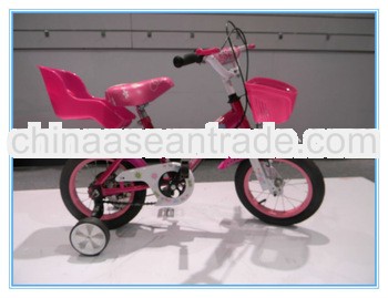 12''Mini size cute pink color with training wheel baby girl favorite bike cycle,kid bike bic