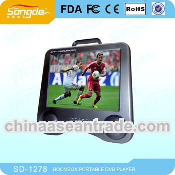 12inch Portable TV with DVD function