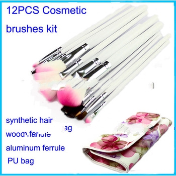 12pcs Makeup Brushes Set China Manufacturer Pink