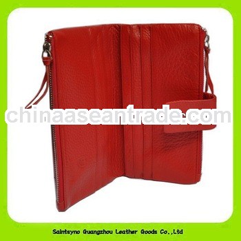 13223 Stylish design red color ladies purse