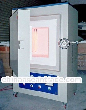 1400.C Vacuum Atmosphere Box type Muffle Furnace with 450x450x500mm