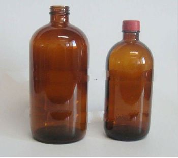 150ml amber medicine glass bottle