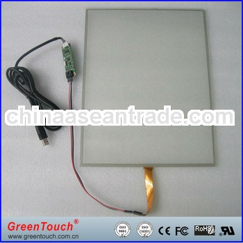 15.6inch 4wire resistive touchscreen panel compatible with elo touch