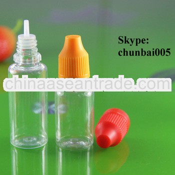 15ml eye drop bottles with childproof cap with long thin tip TUV/SGS certificate