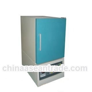 1600C High Temperature bench-top muffle electric furnace with 350x350x400mm chamber and PID auto con
