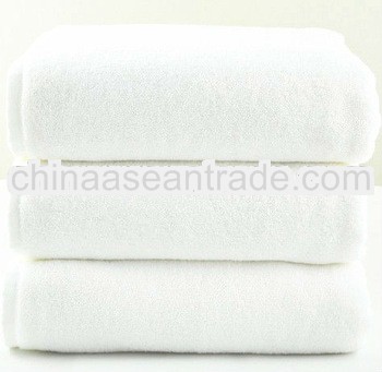 16s combed cotton white plain hotel face towel